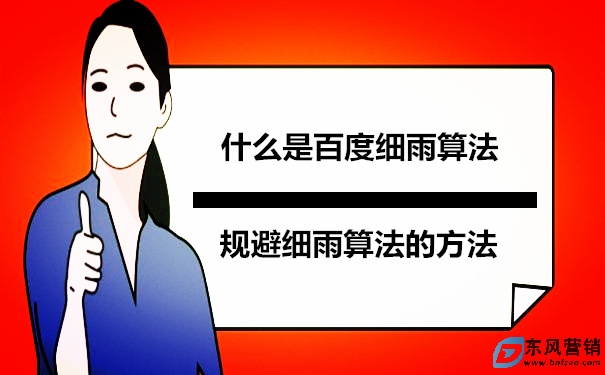 什么是百度細雨算法?規避細雨算法的方法 第1張 什么是百度細雨算法?規避細雨算法的方法 第1張